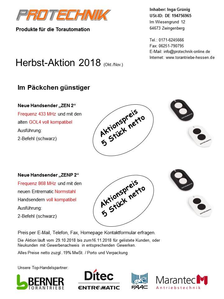 protechnik 27.10.2018 mailing homepage